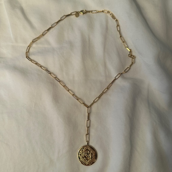 Gorjana Ana Coin Lariat Necklace - Picture 2 of 6
